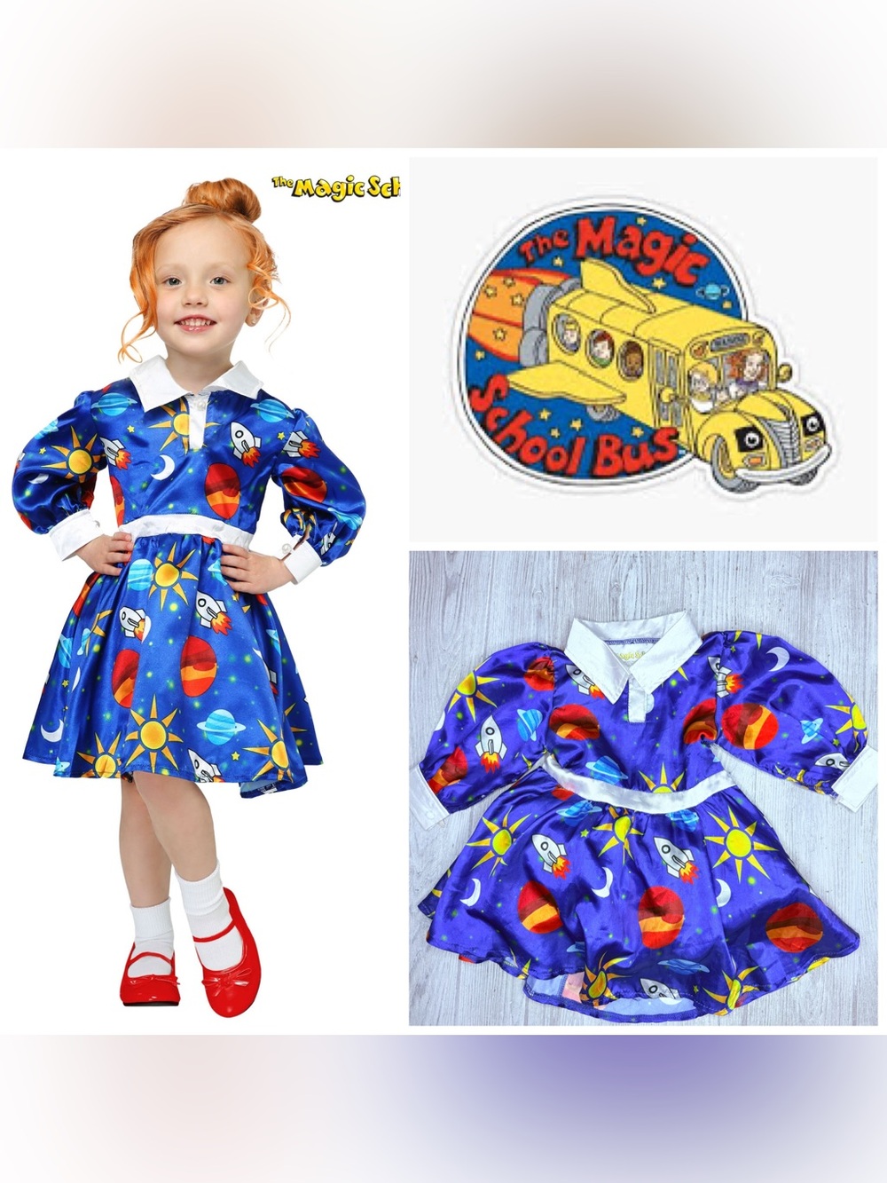 Magic School Bus Ms. Frizzle Costume girls Halloween cosplay costume 2t